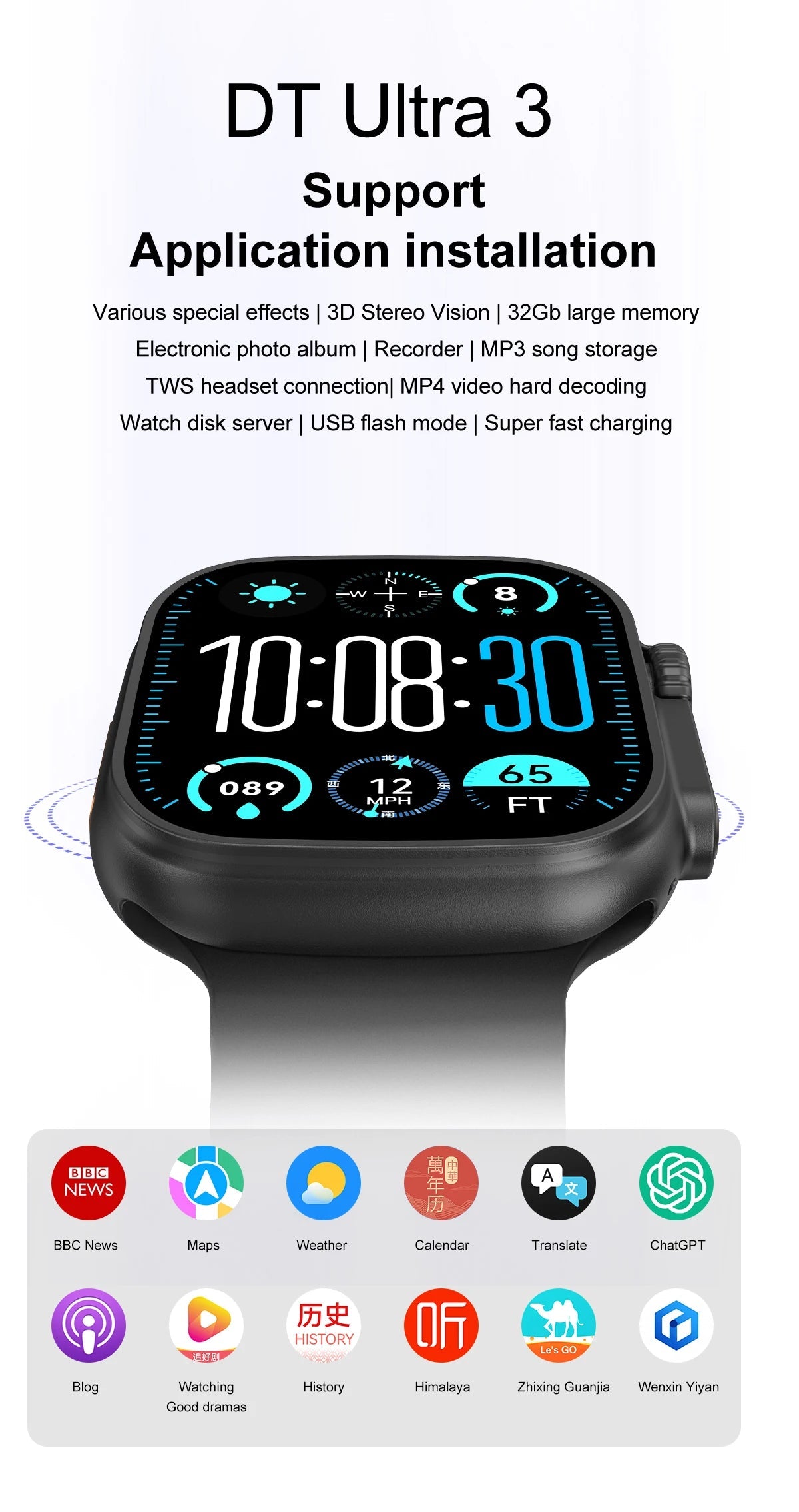 Smartwatch Ultra 3 Pro Ardilis