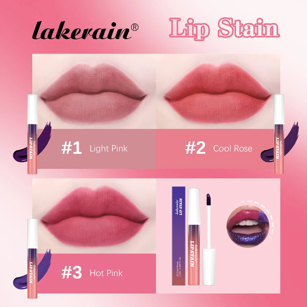 Long Lasting Lip Stain Set – Waterproof Peel Off Tint (3pcs)