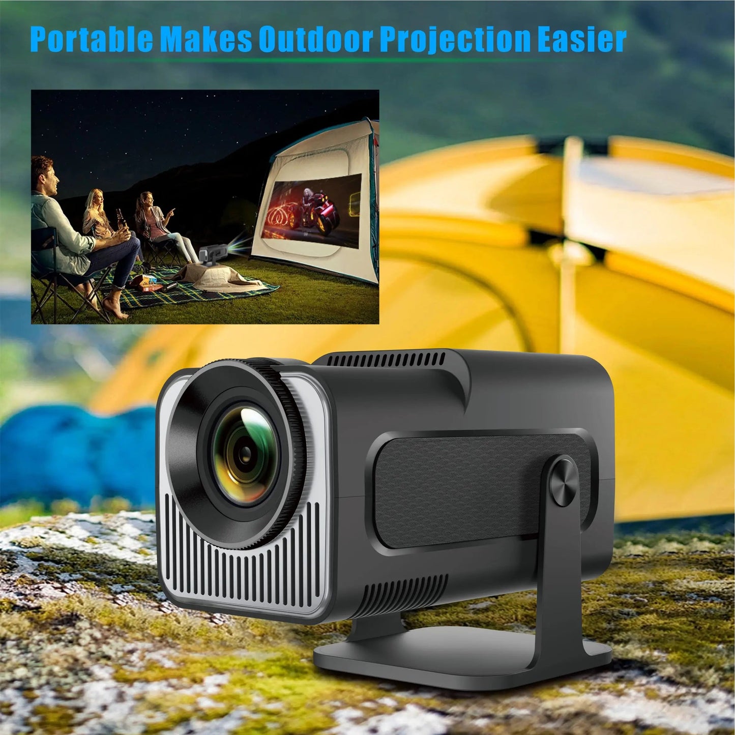 Projetor 4K HY320 mini - O Cinema Não Vive Só Nas Salas Ardilis