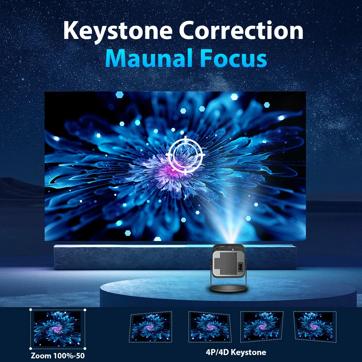 Projetor 4K HY320 mini - O Cinema Não Vive Só Nas Salas Ardilis