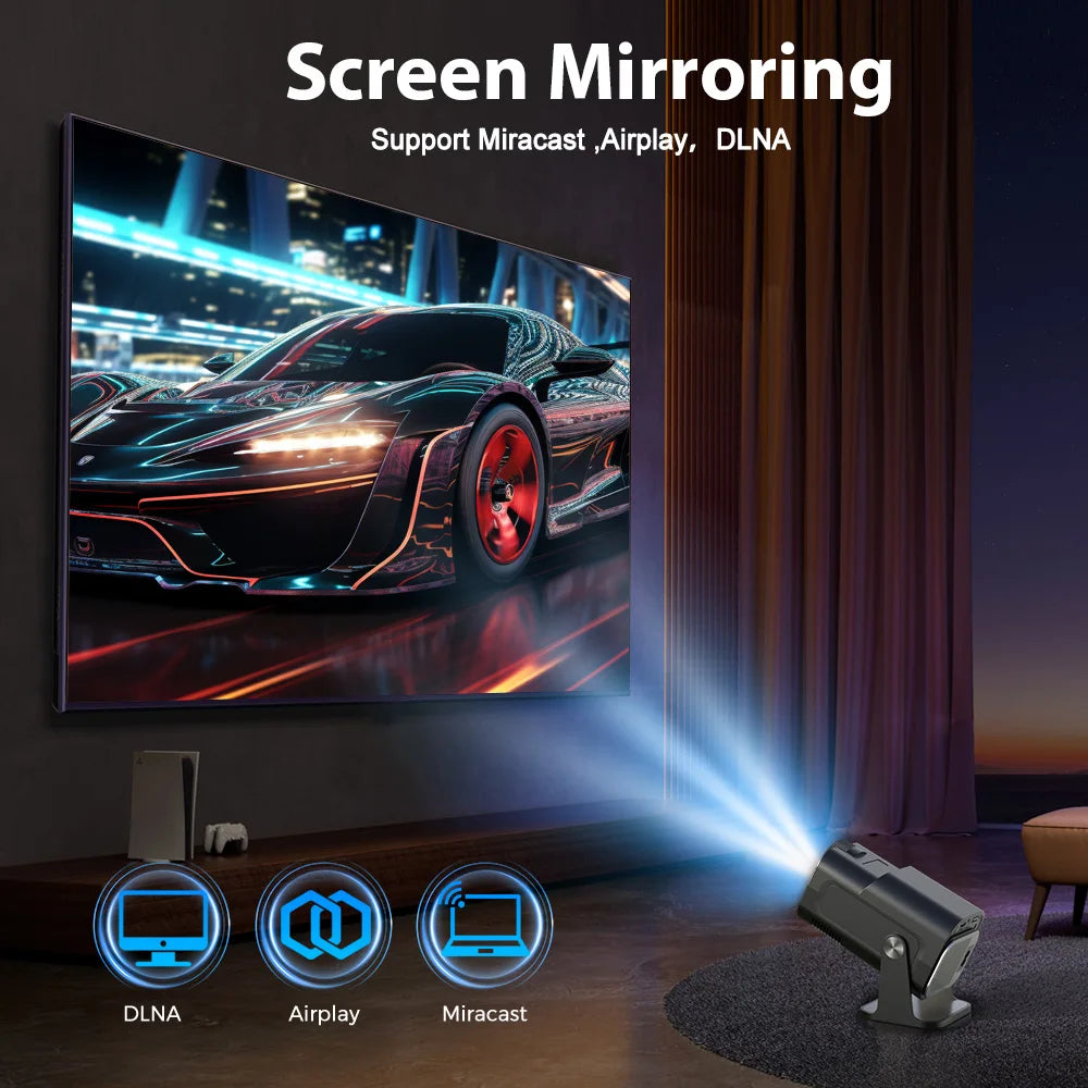 Projetor 4K HY320 mini - O Cinema Não Vive Só Nas Salas Ardilis