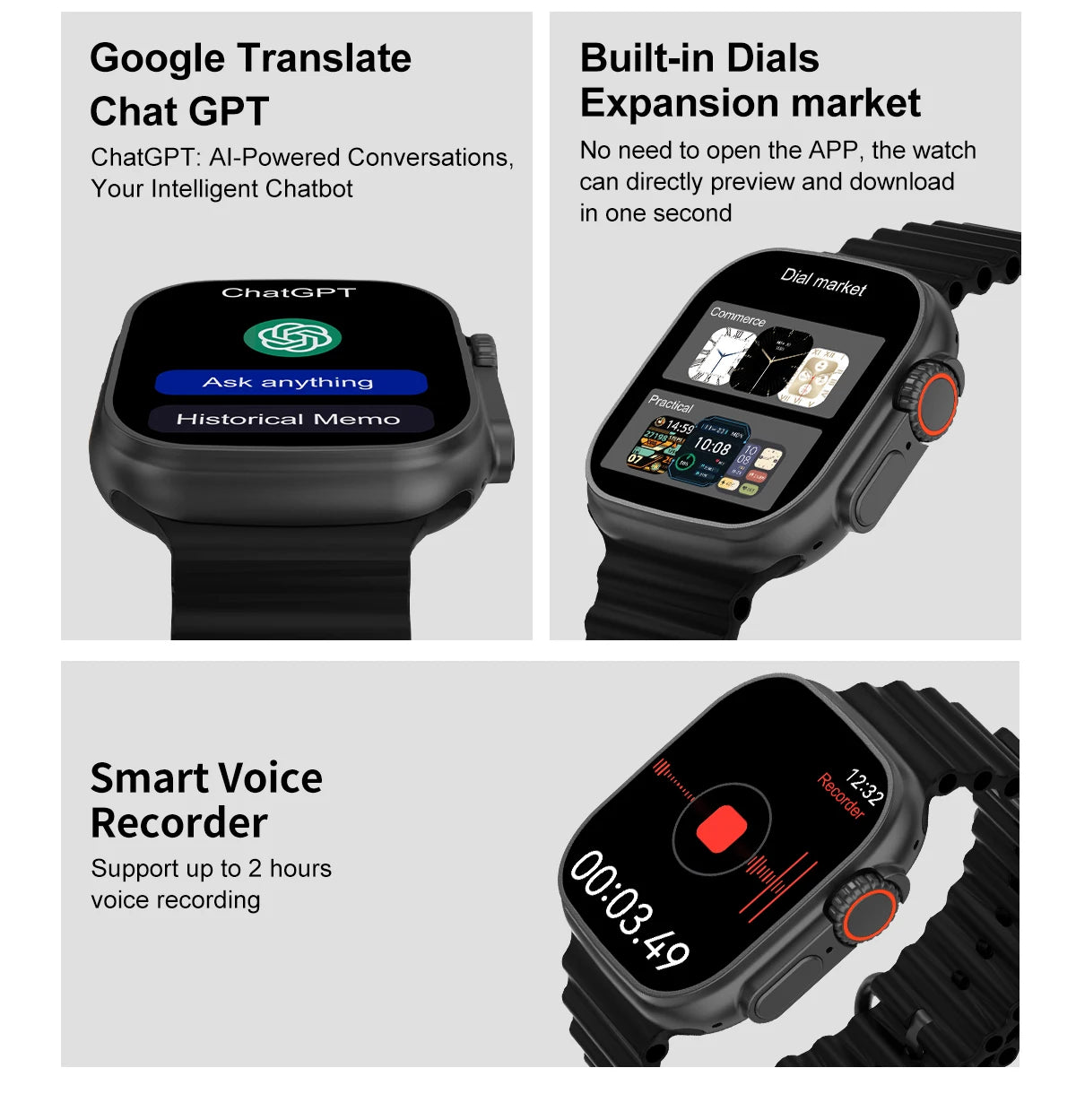 Smartwatch Ultra 3 Pro Ardilis