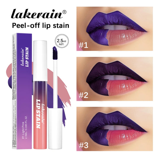 Long Lasting Lip Stain Set – Waterproof Peel Off Tint (3pcs)